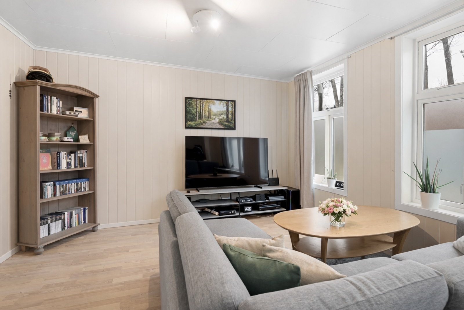 Praktisk planløsning i 1. etasje. Galleribilde