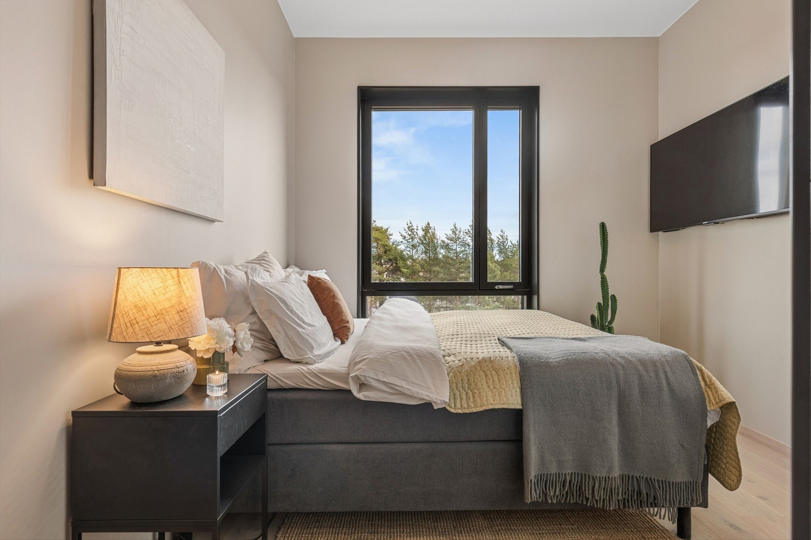 Fra soverommet er det herlig utsyn. Galleribilde