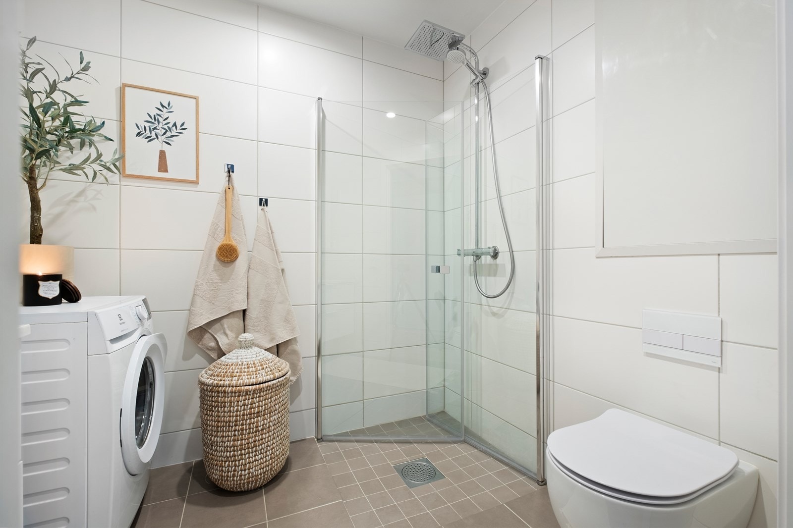 Badet fremstår i pen stand, og har fått totalvurdering TG 0 av takstmann. Galleribilde