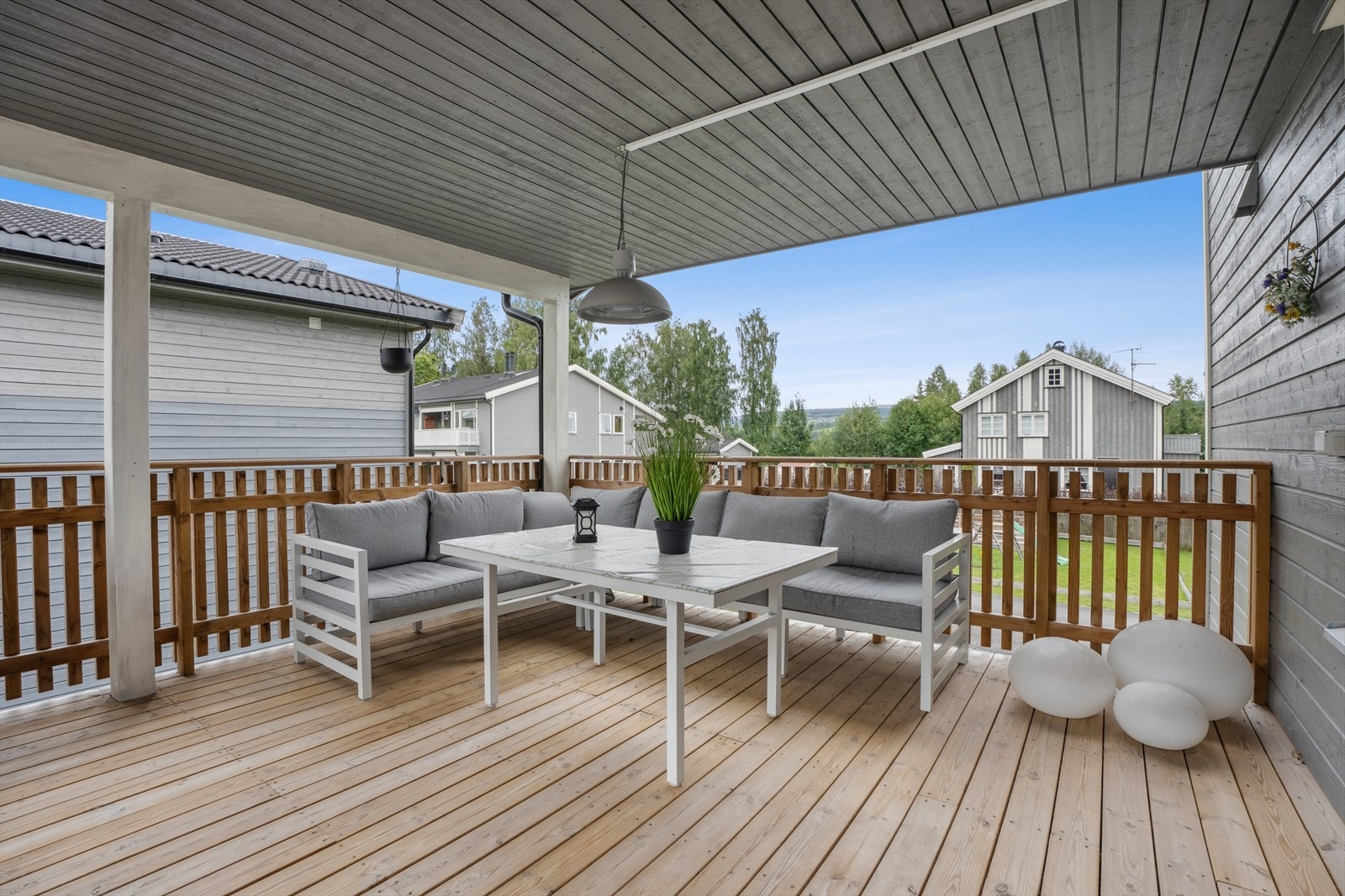 Her sitter man lunt og fint. Galleribilde