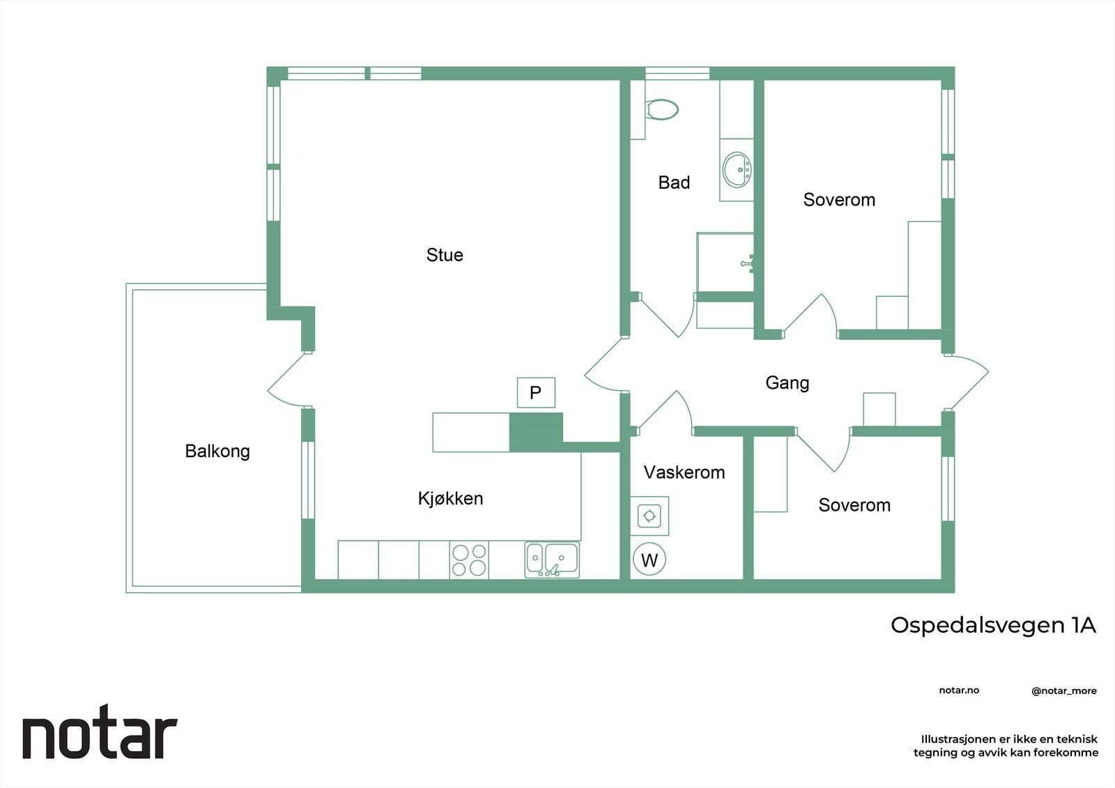 Planløsning. Galleribilde