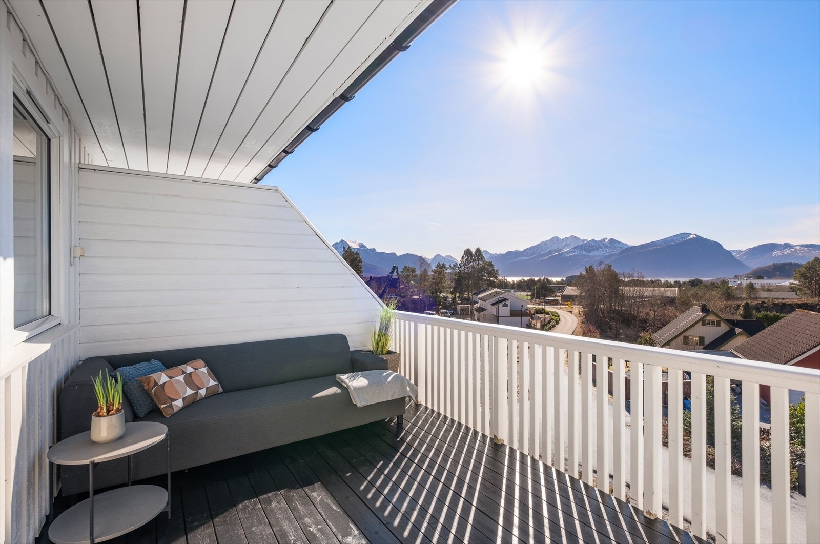 Verandaen har installert dobbelkontakt og lampe for ekstra funksjonalitet. Galleribilde