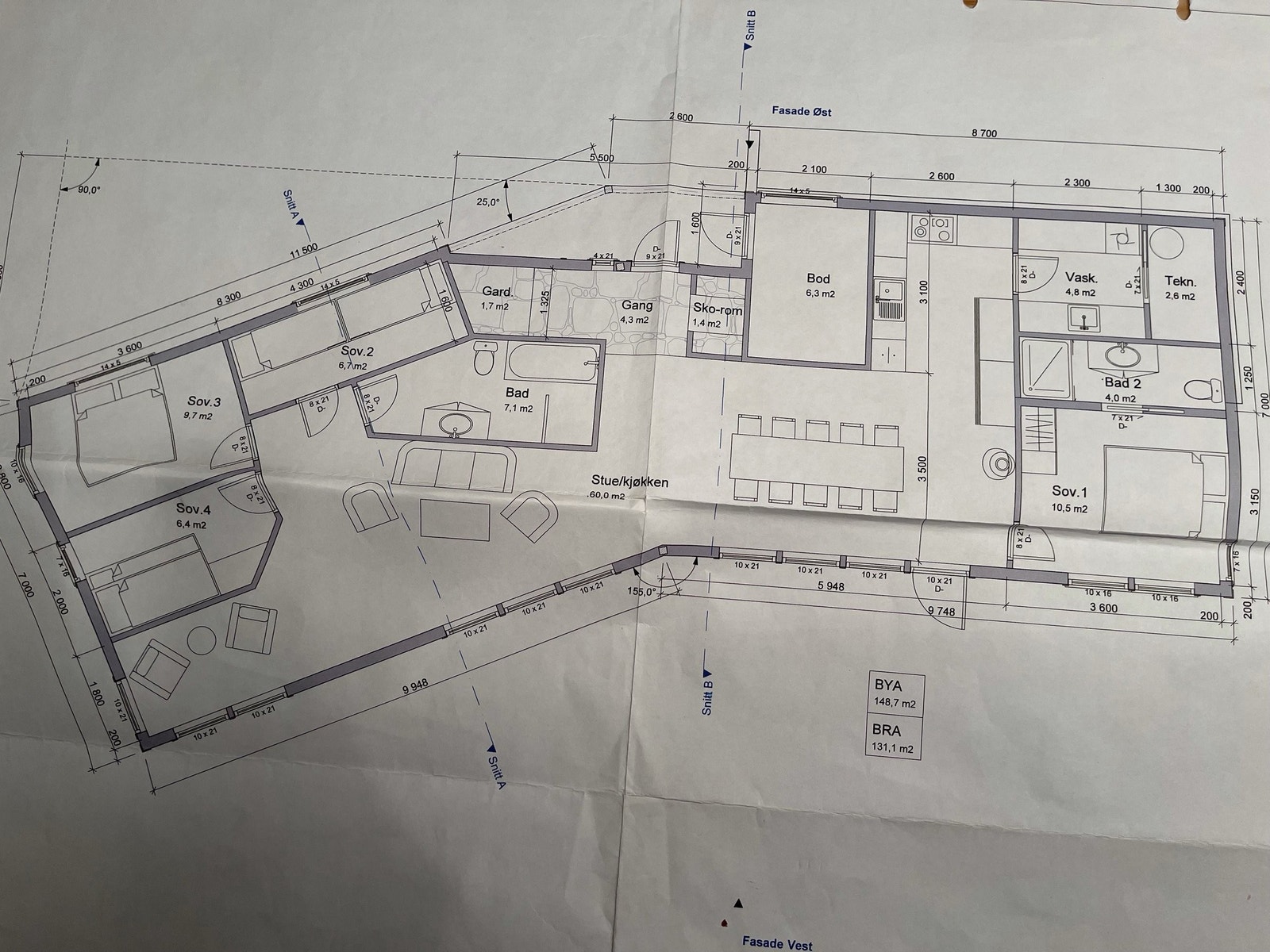 Plantegning Galleribilde