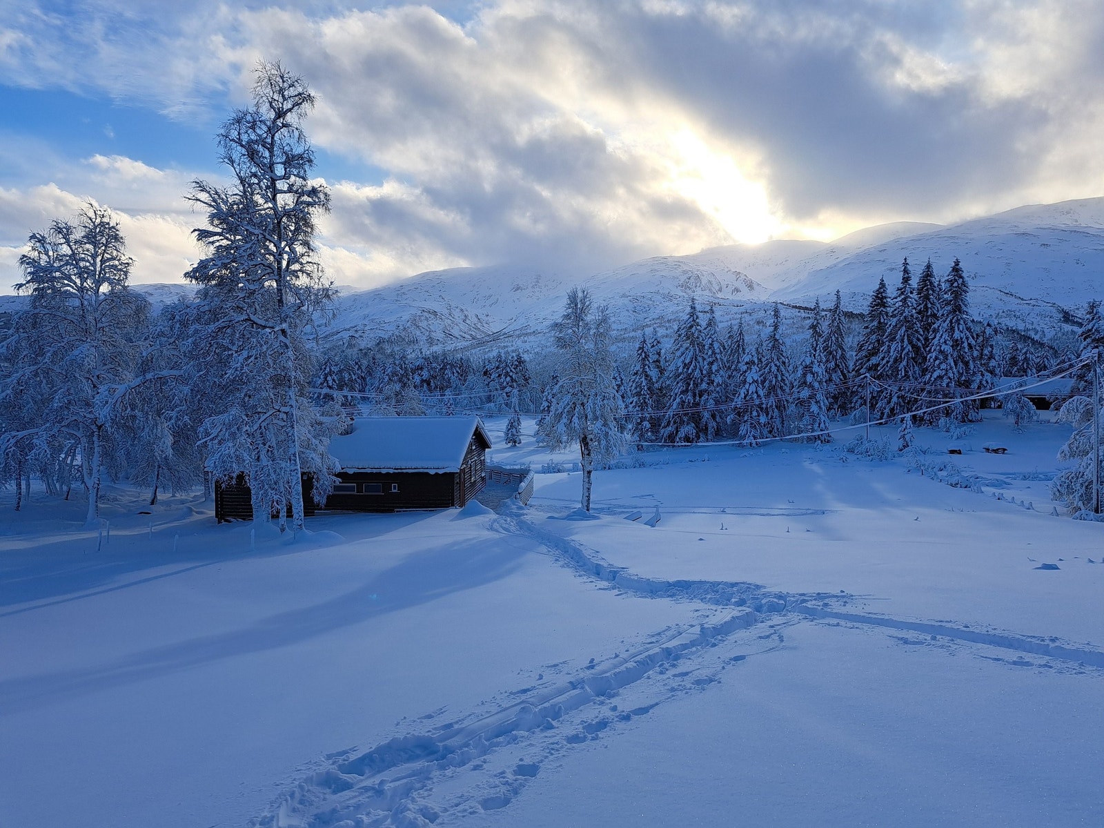 Det pleier å være mye snø vinterstid Galleribilde