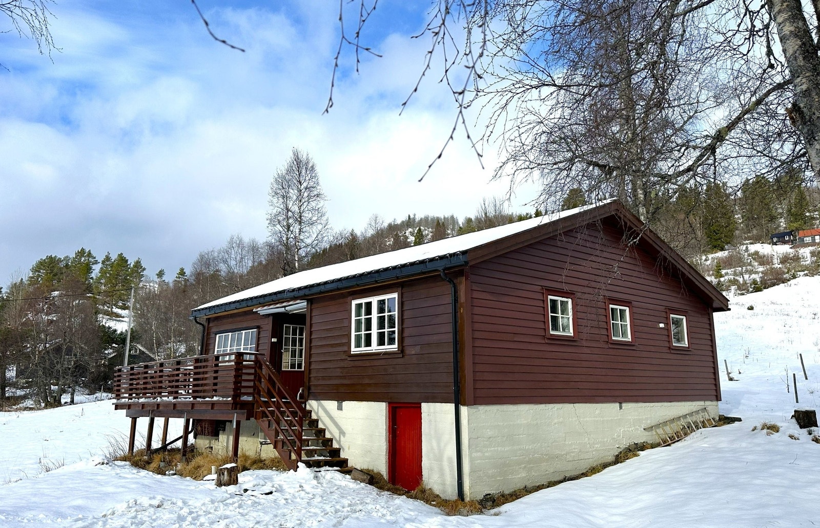 Fasade med terrasse Galleribilde