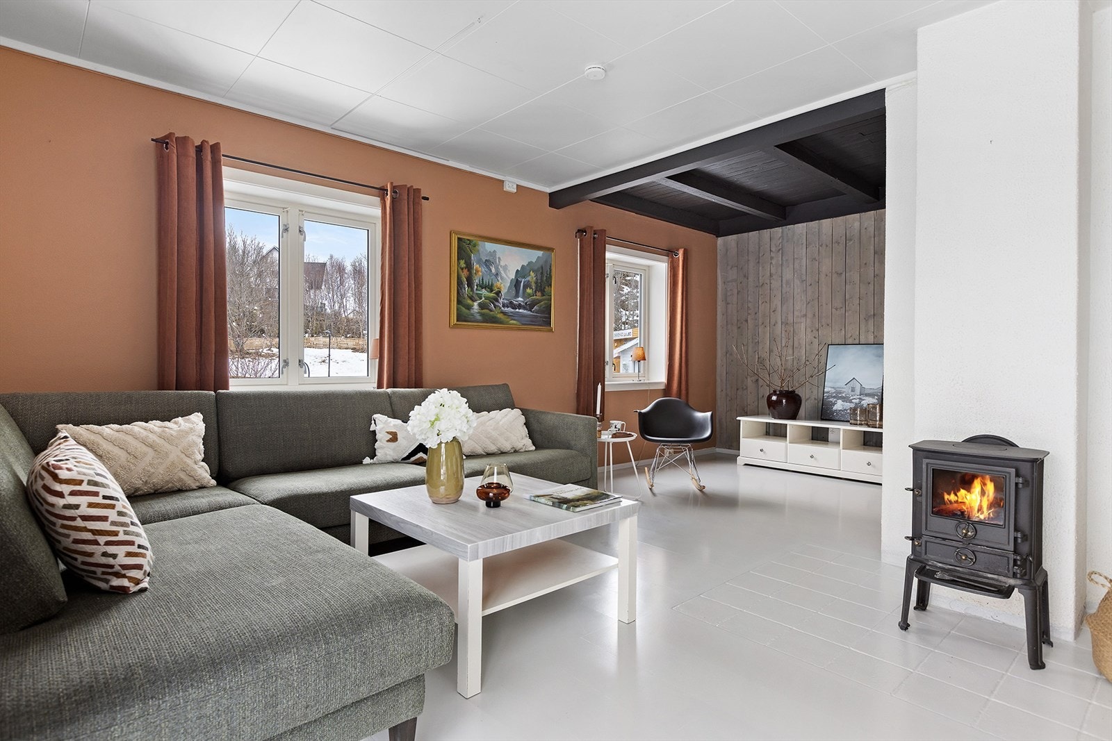 Gode fargevalg i stuen Galleribilde