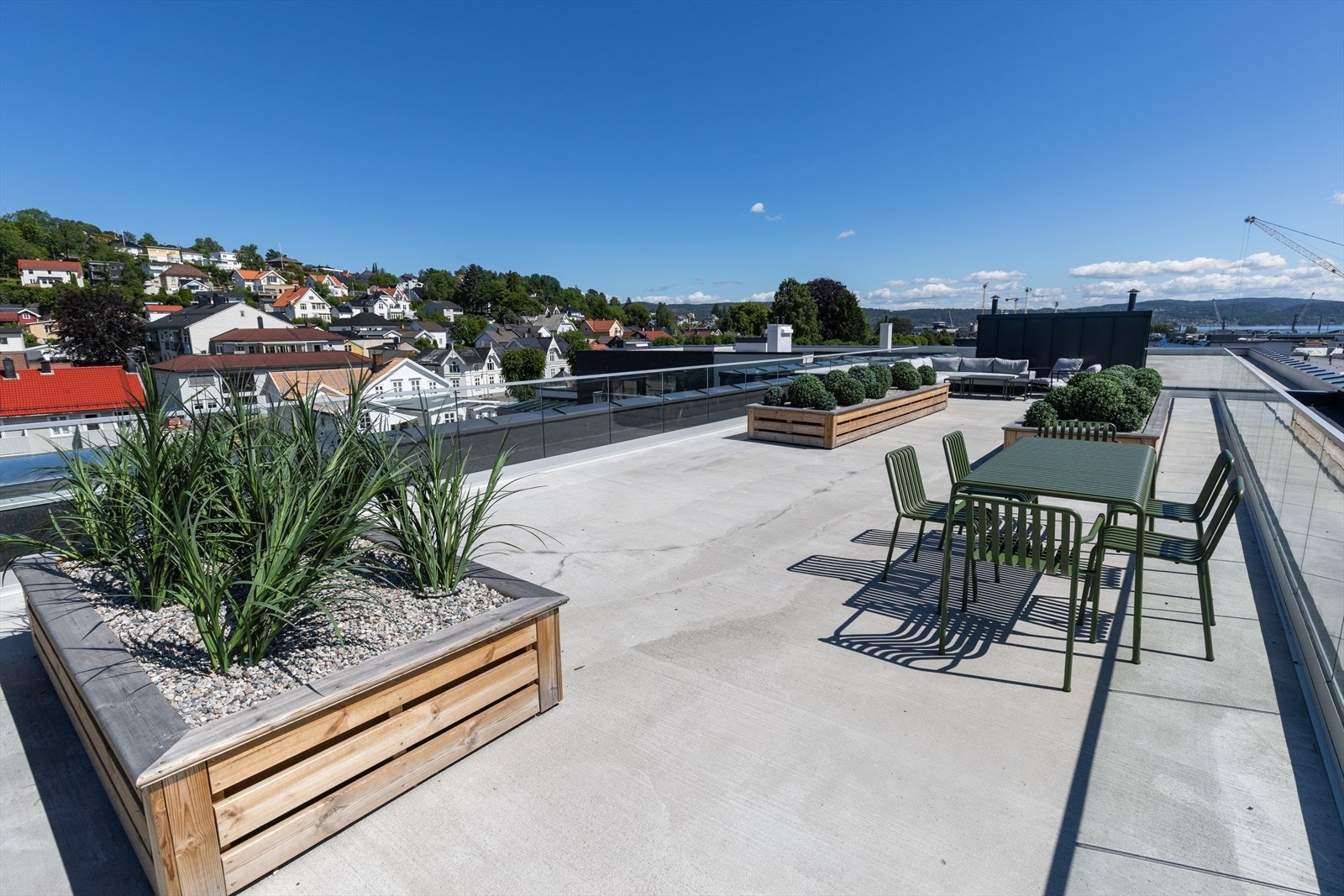 Felles takterrasse. Galleribilde