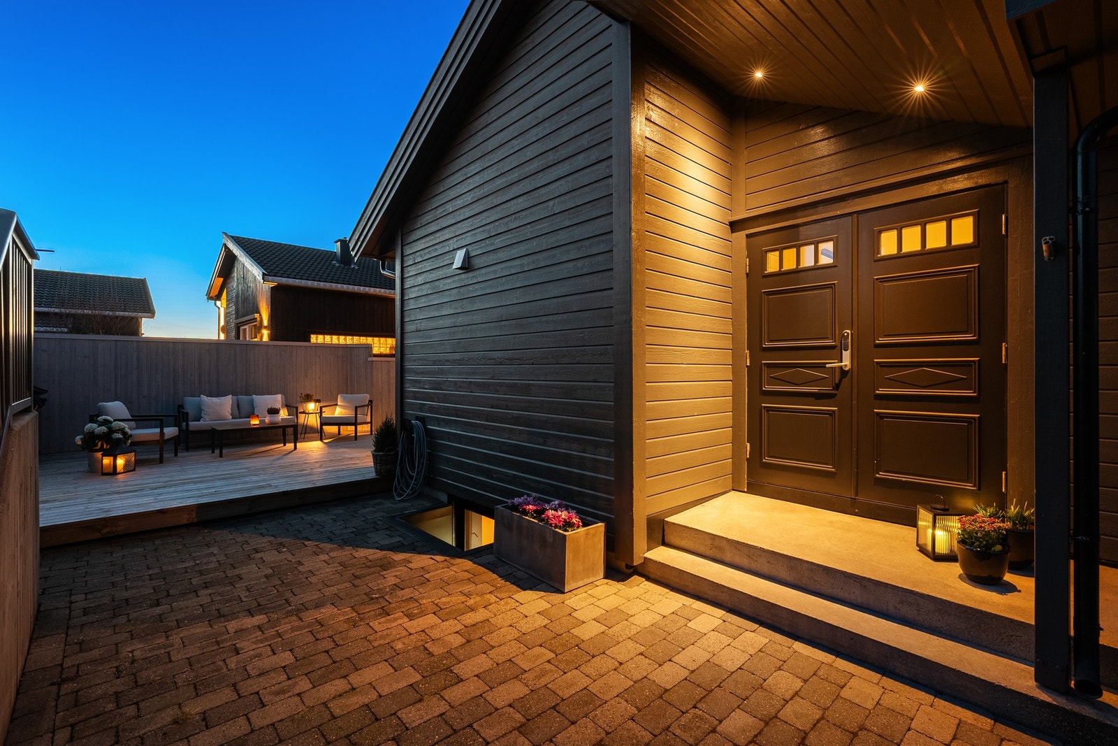 Flott inngangsparti Galleribilde