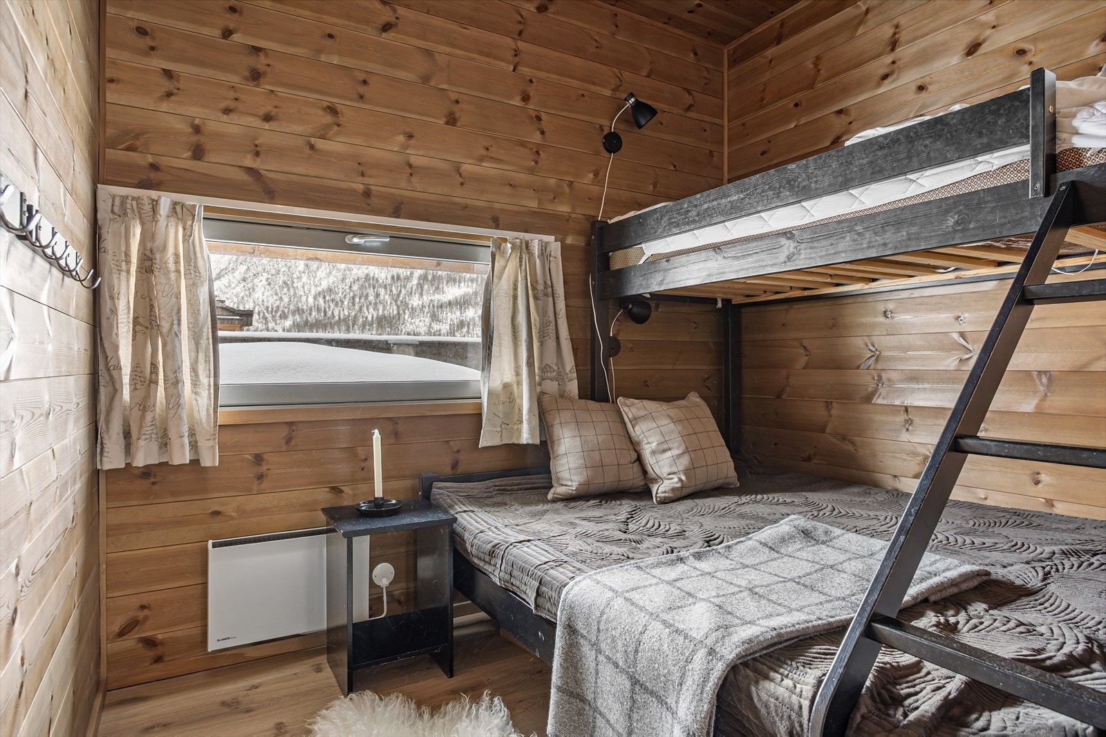 De øvrige rommene har god plass til køyesenger Galleribilde