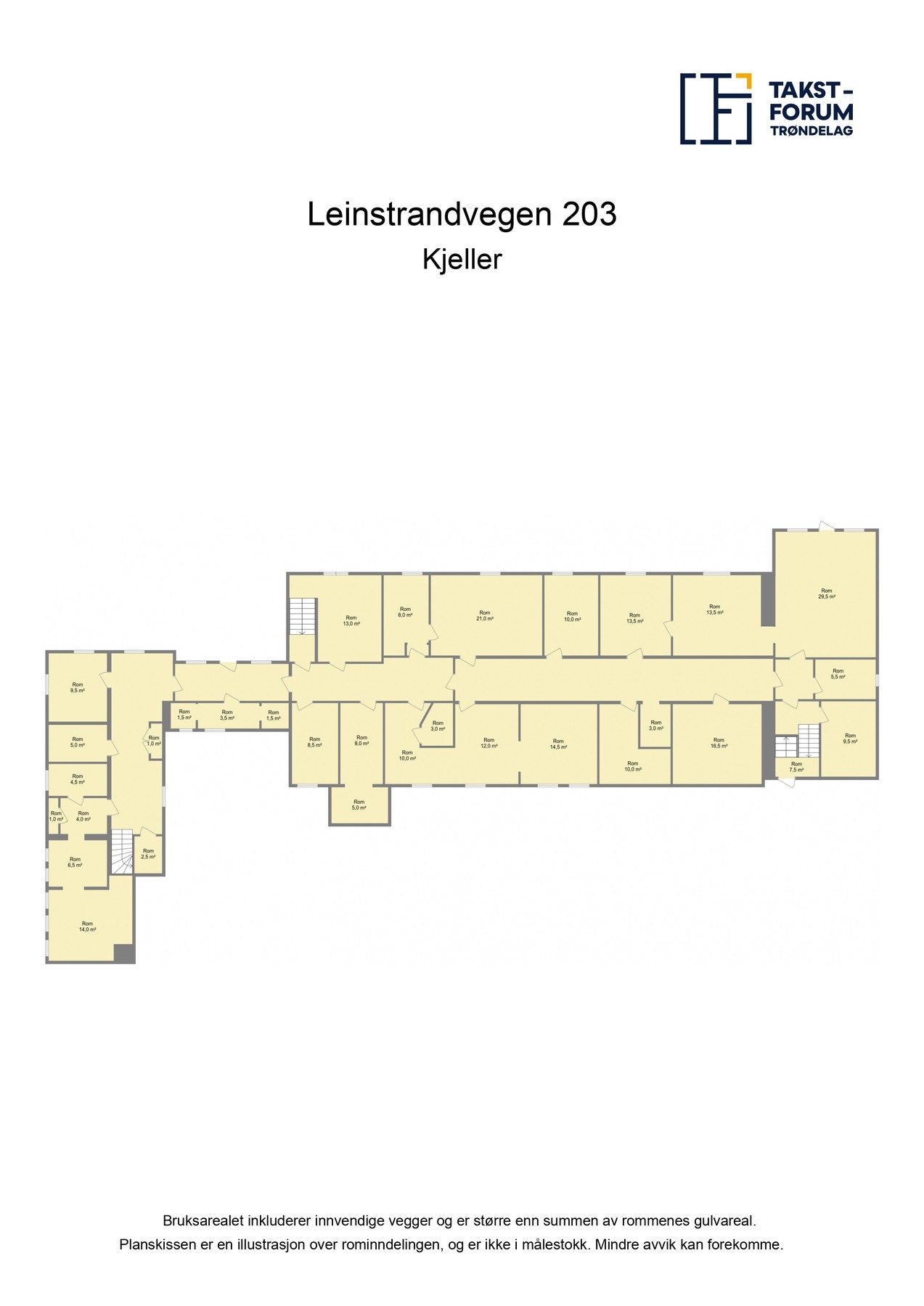 Plantegning kjeller Galleribilde