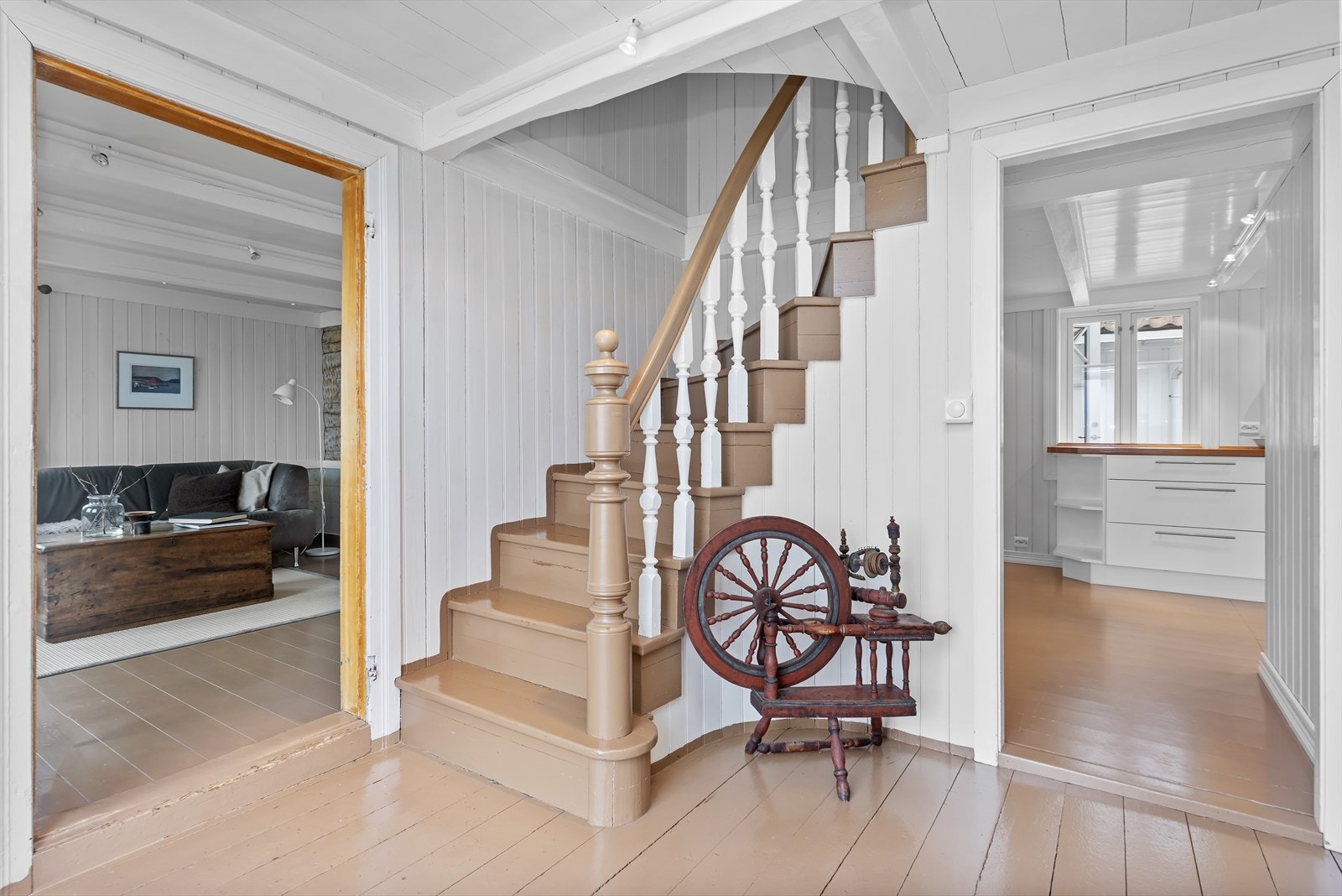 Vi tar turen opp i andre etasje Galleribilde