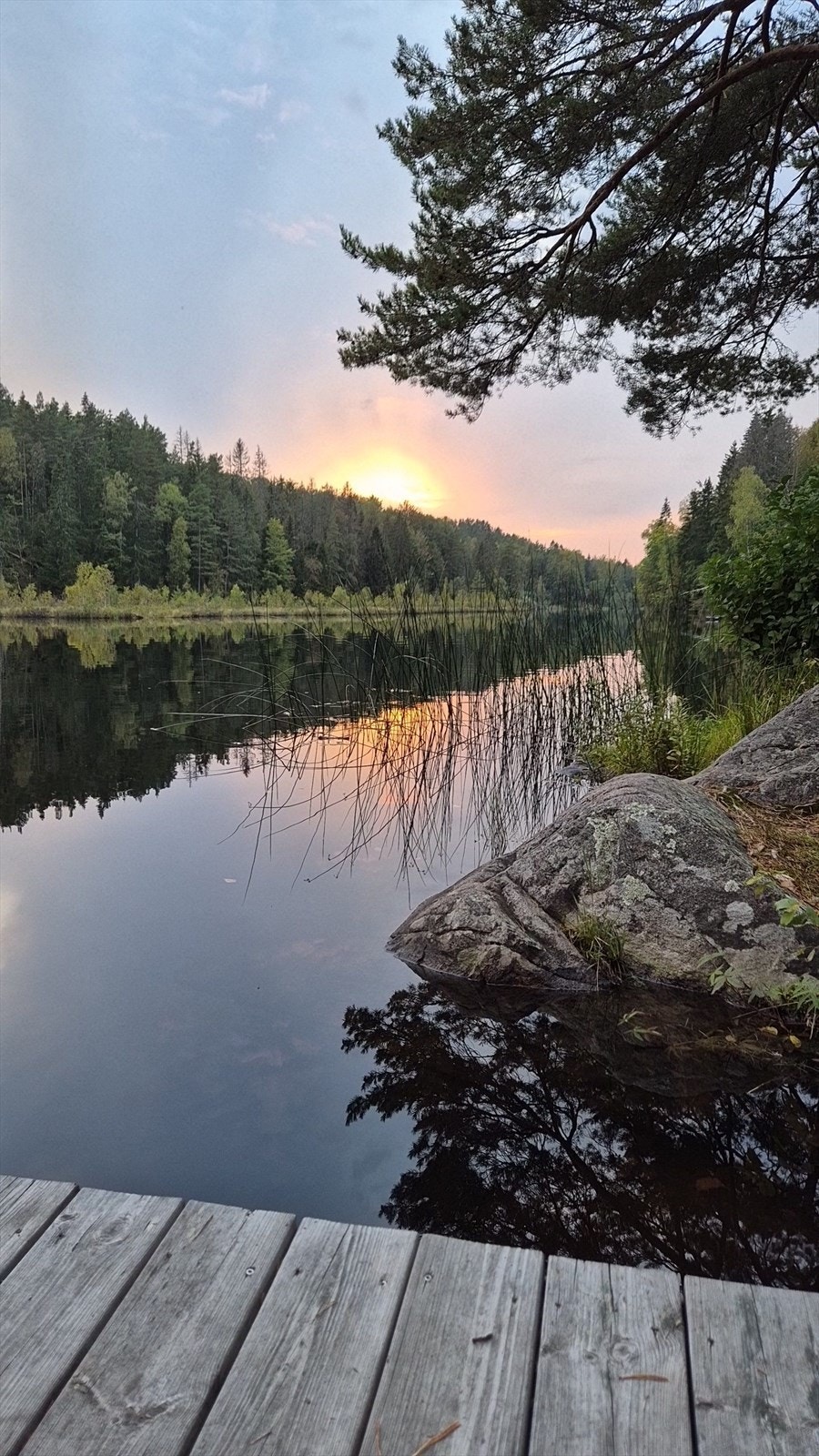 Bilde fra selger - Kulerødvannet kveld Galleribilde