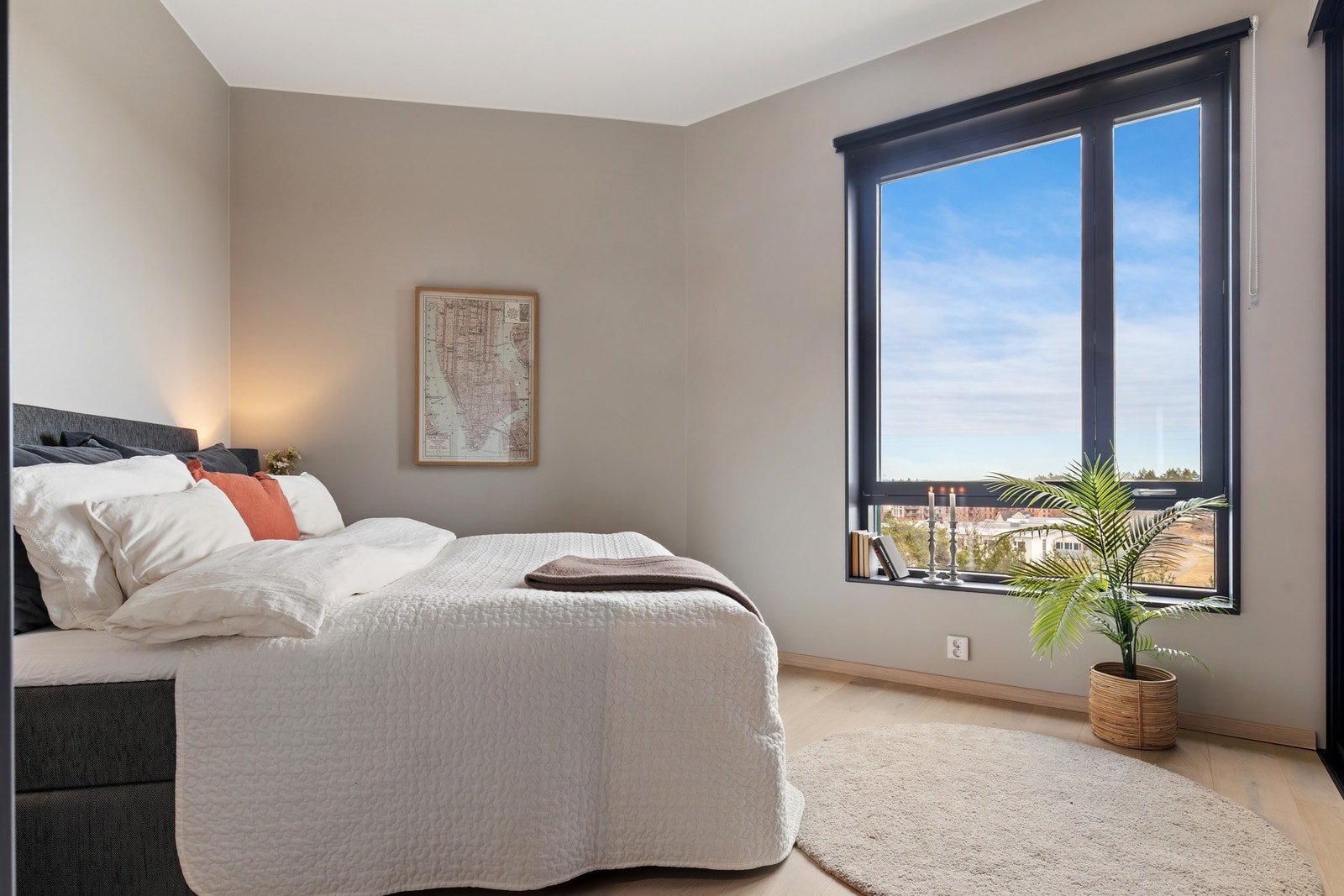 Leiligheten har 2 soverom. Galleribilde