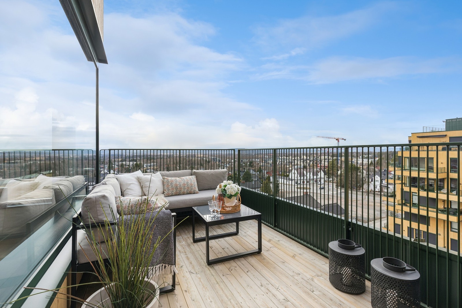 Balkongen er på hele 11kvm! Galleribilde