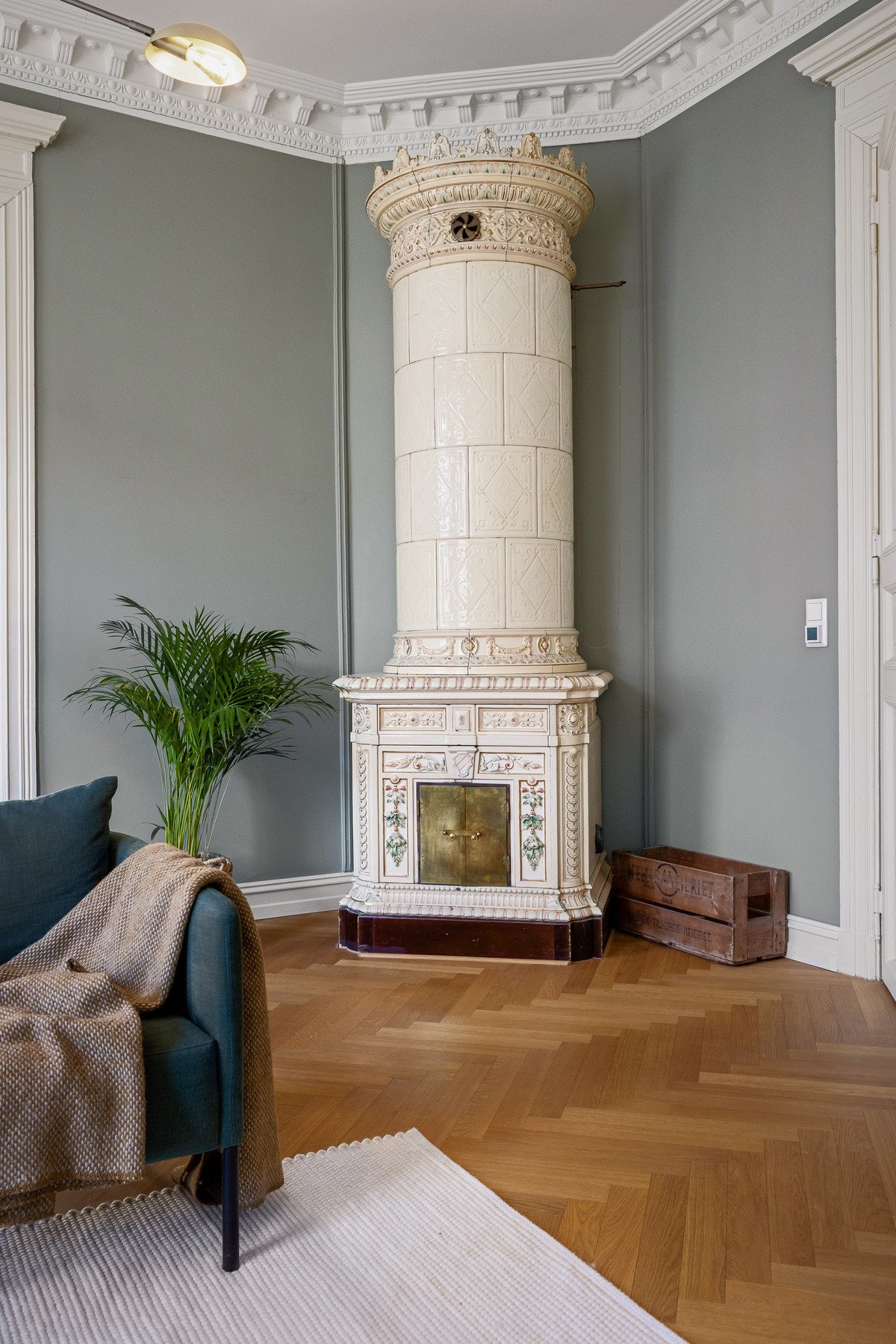 Flott kakkelovn Galleribilde