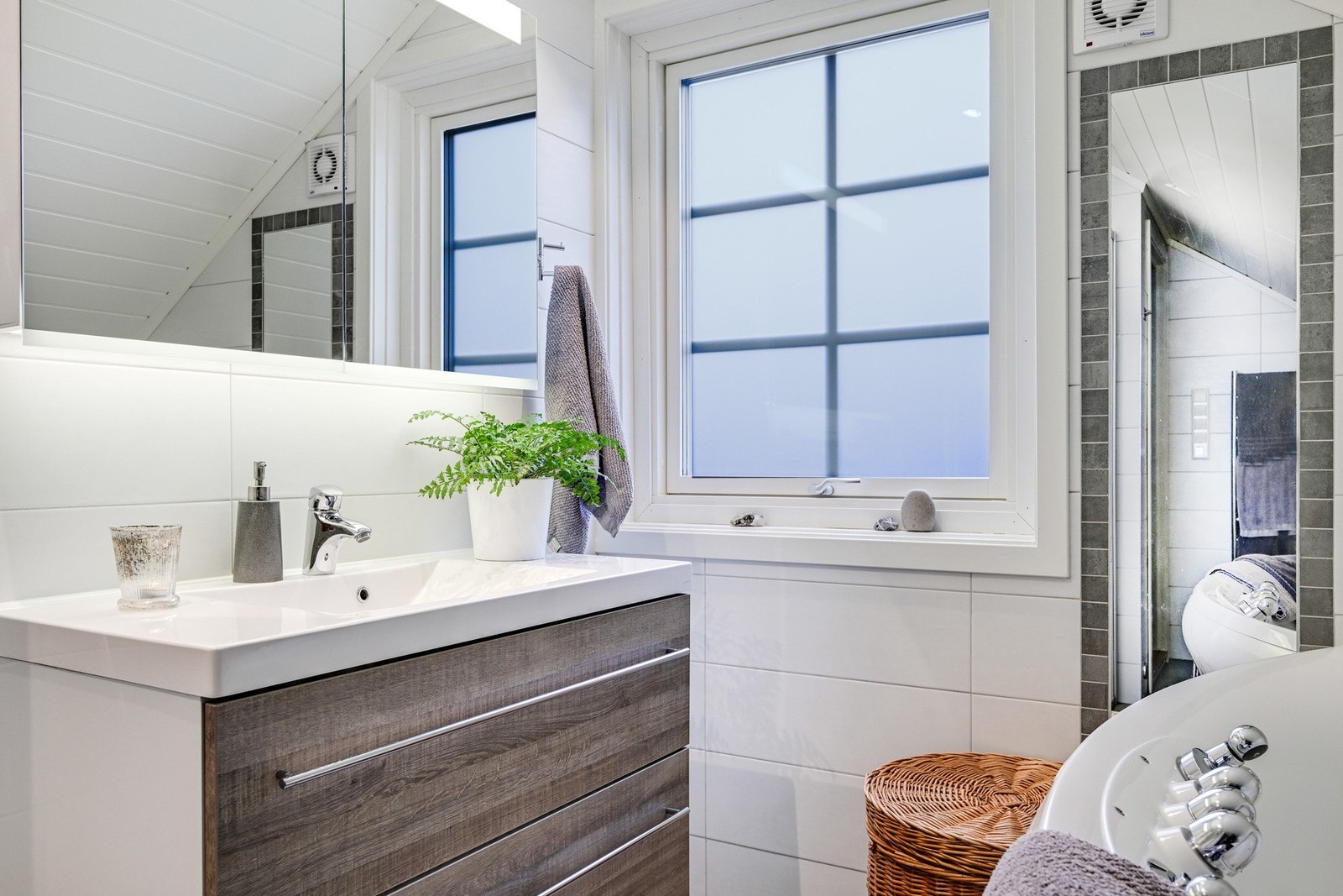 Dette flotte badet ble pusset opp i 2015. Galleribilde