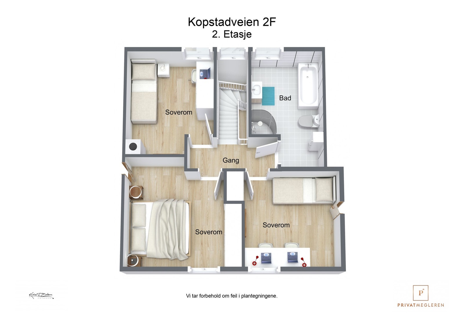 Plantegning 2. etasje Galleribilde