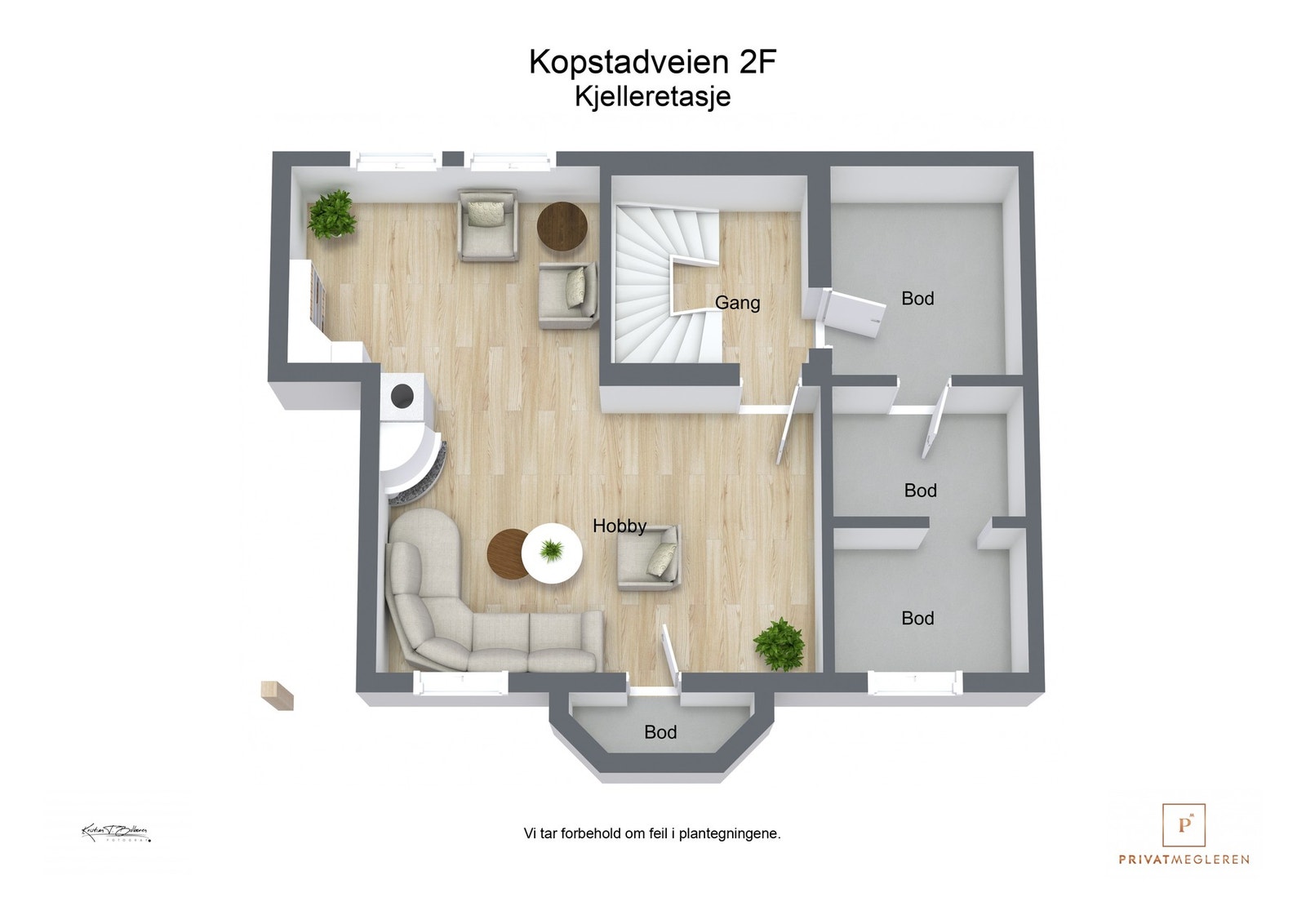 Plantegning kjeller Galleribilde