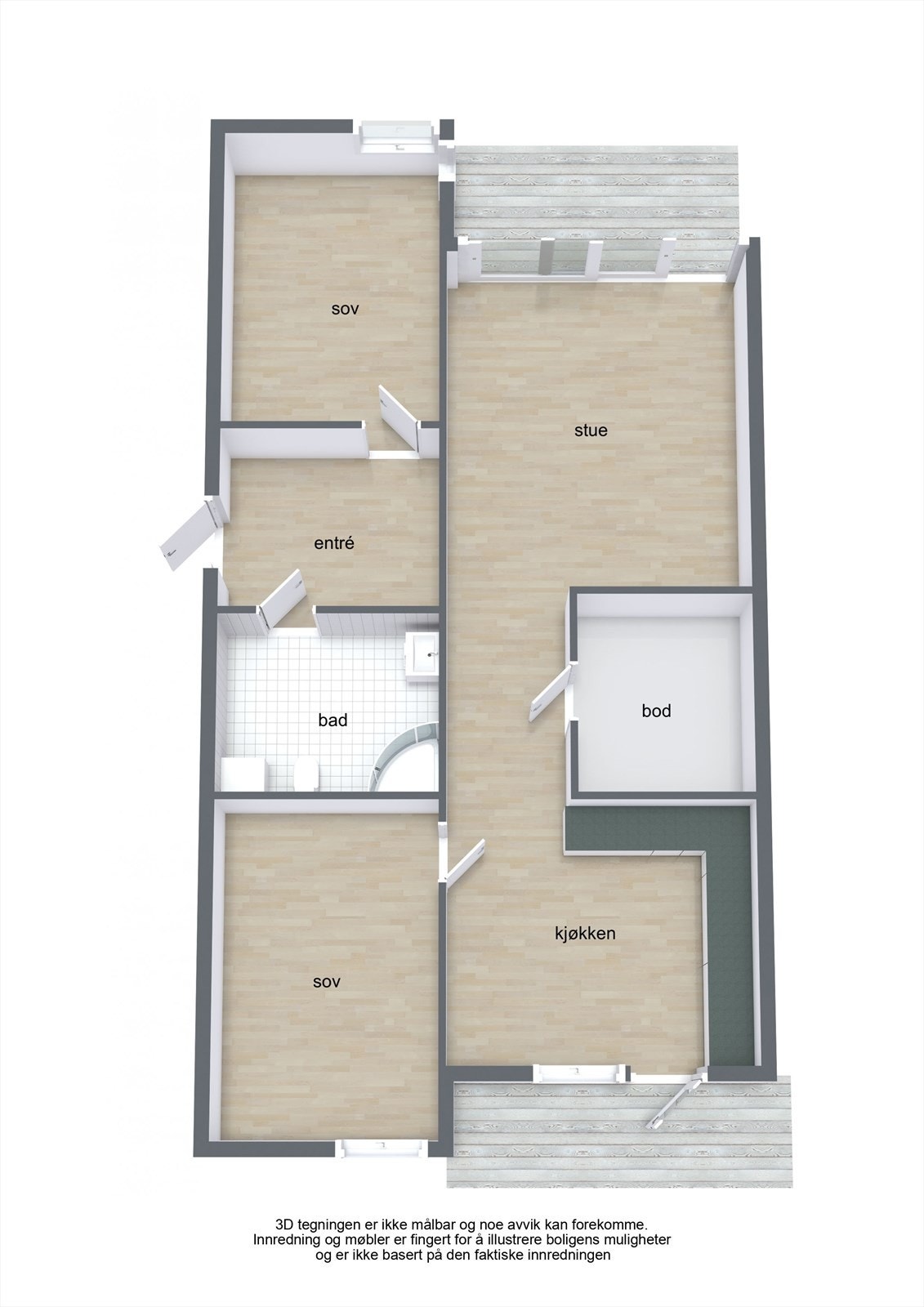 Plantegning Galleribilde