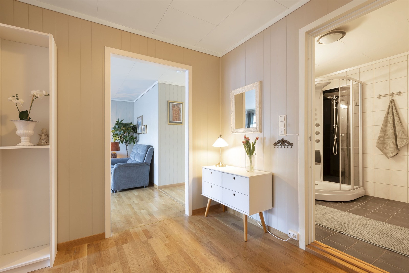 Romslig entré Galleribilde