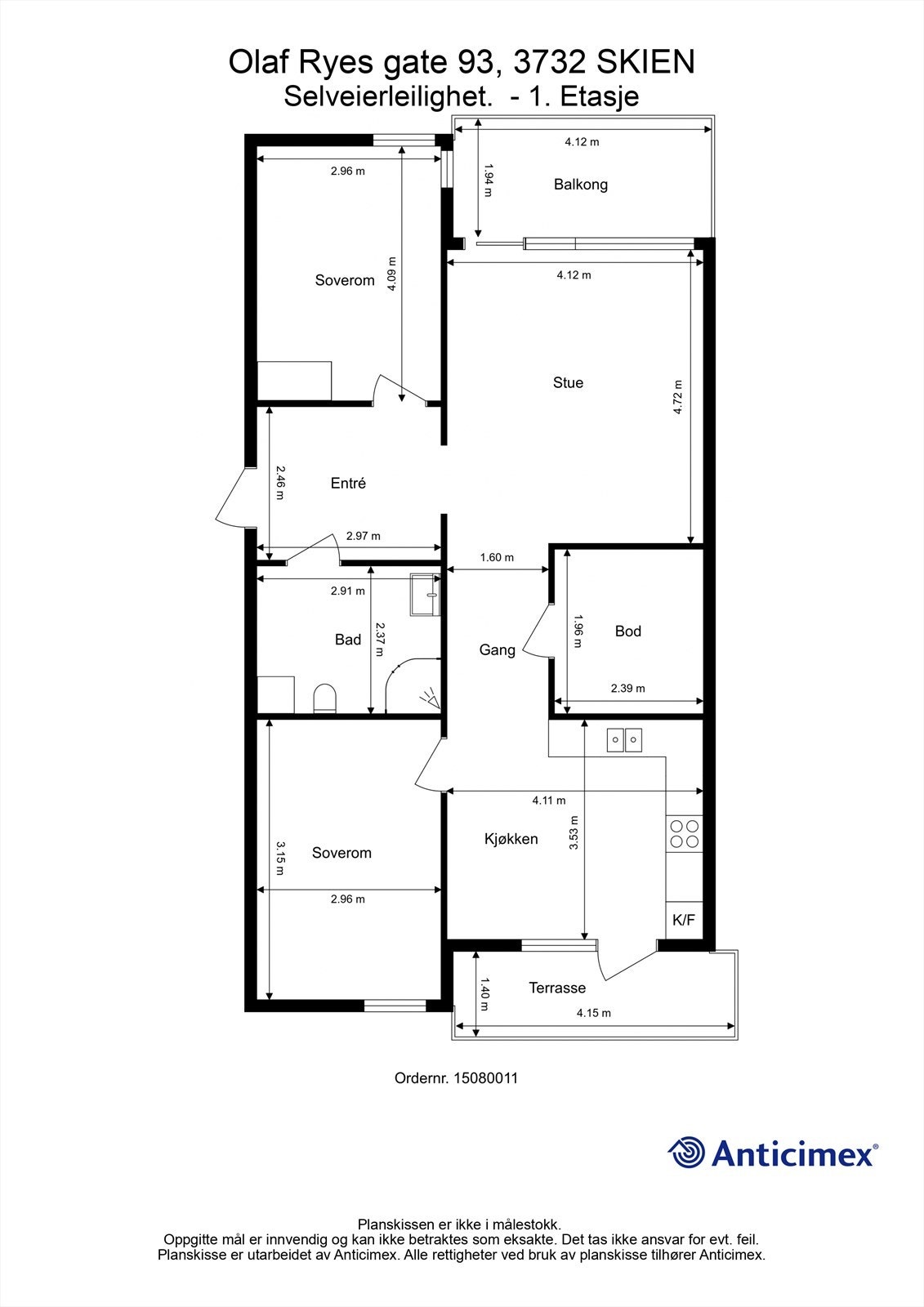 Plantegning Galleribilde