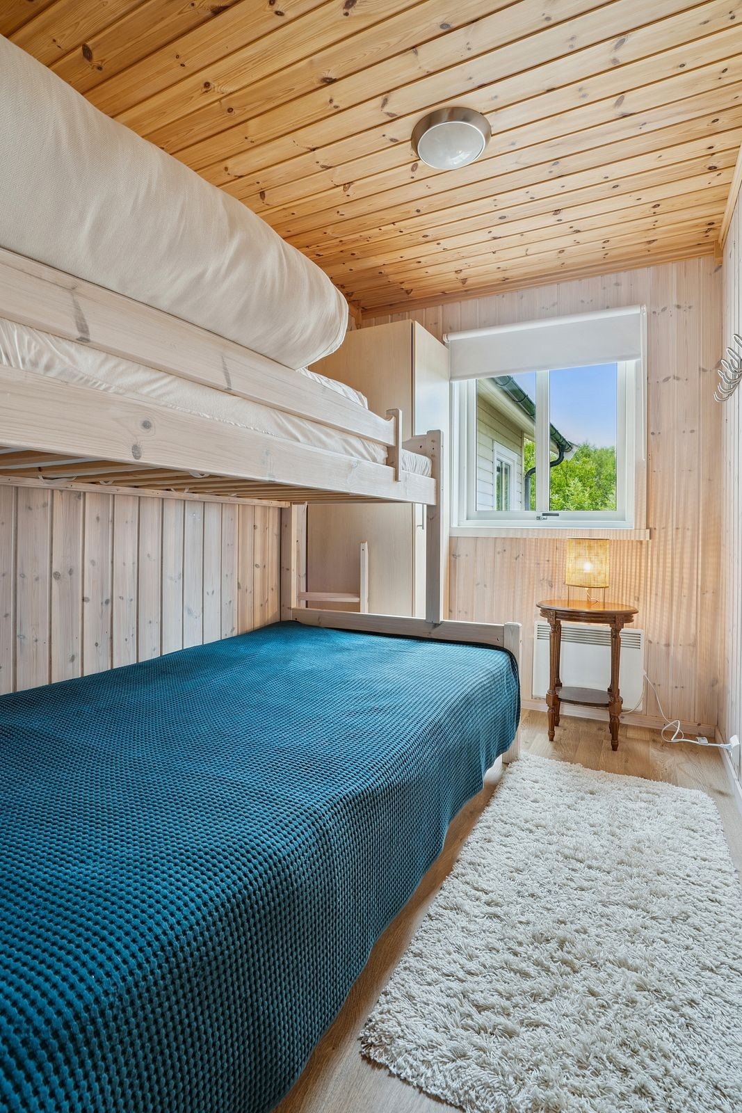 Praktisk køyeseng gir god plass til familie og gjester. Galleribilde