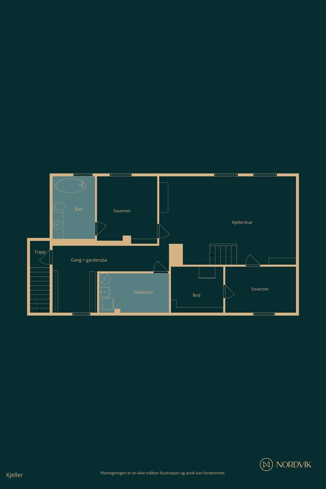 Plantegning Galleribilde