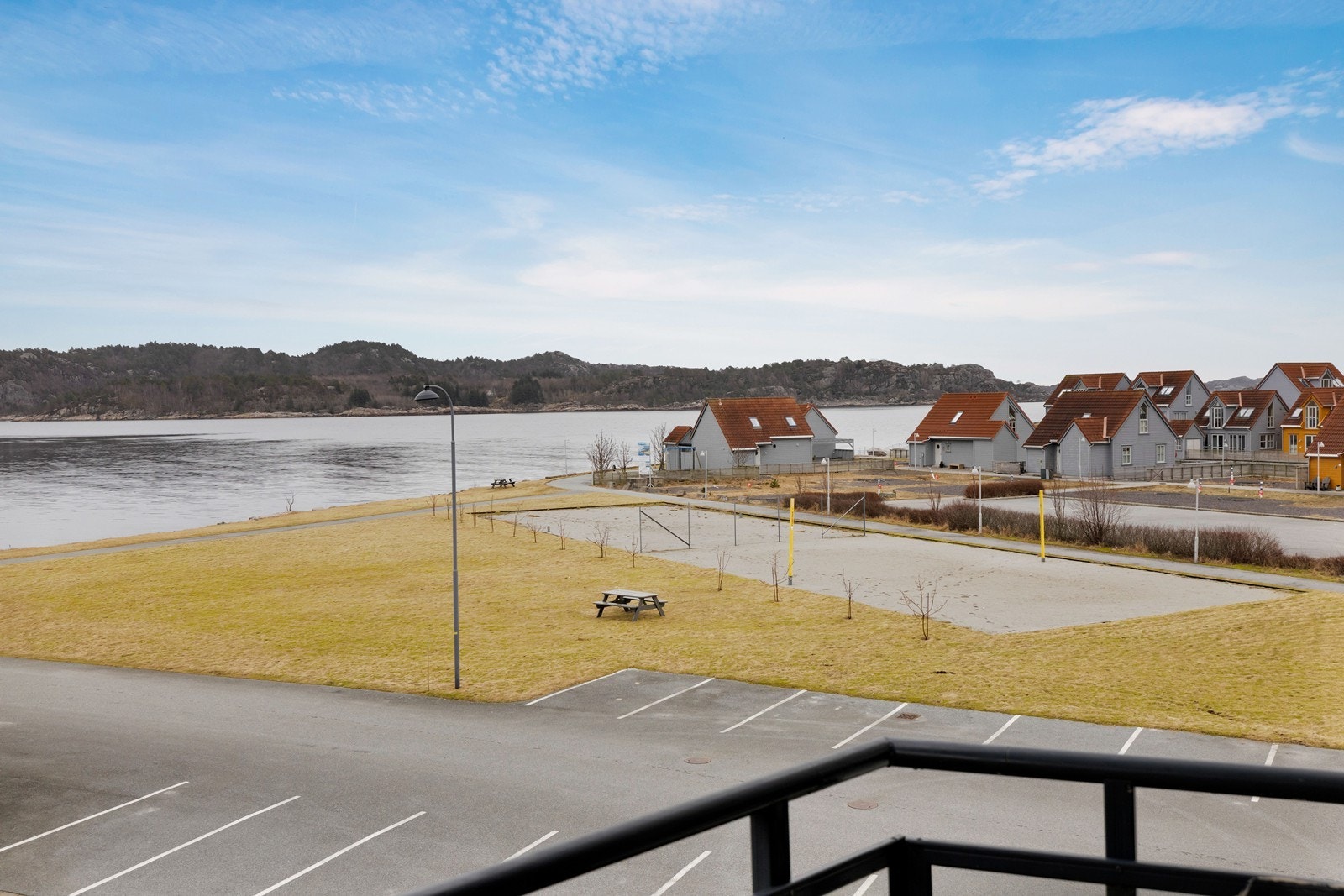 Utsikt fra balkong. Galleribilde
