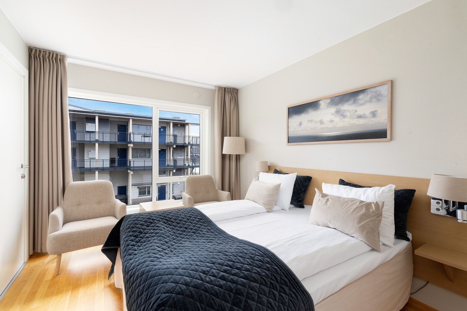 Soverom i "hotelldelen". Galleribilde