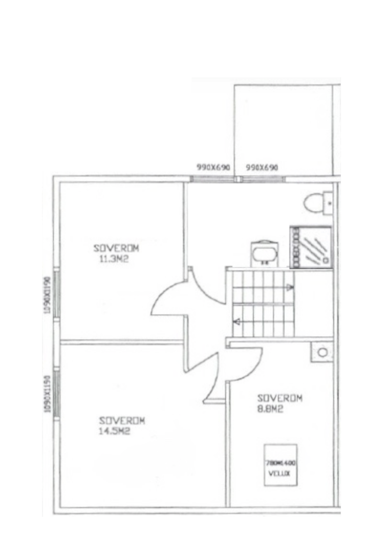 Plantegning 2.etasje. Galleribilde