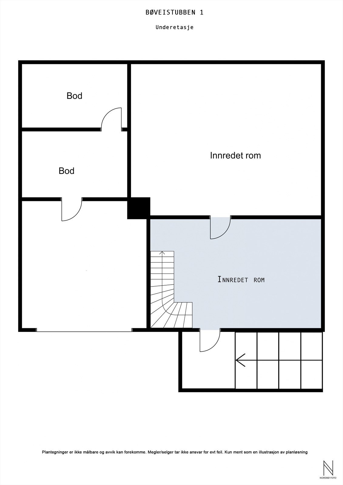 Plantegning u. etasje Galleribilde