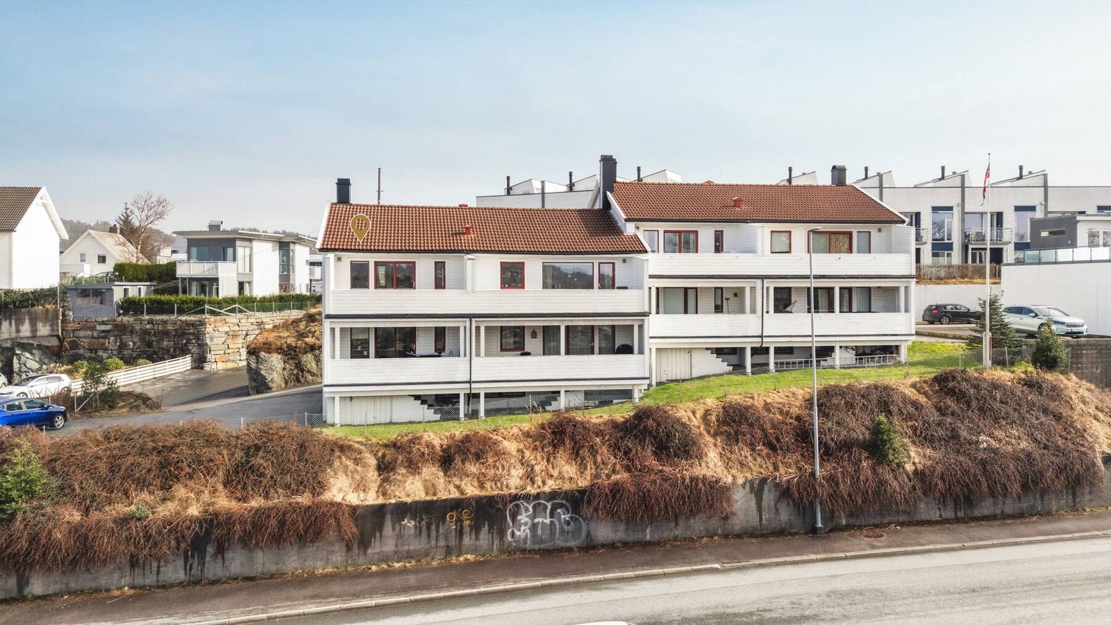 2-roms topp- og endeleilighet med vestvendt balkong Galleribilde