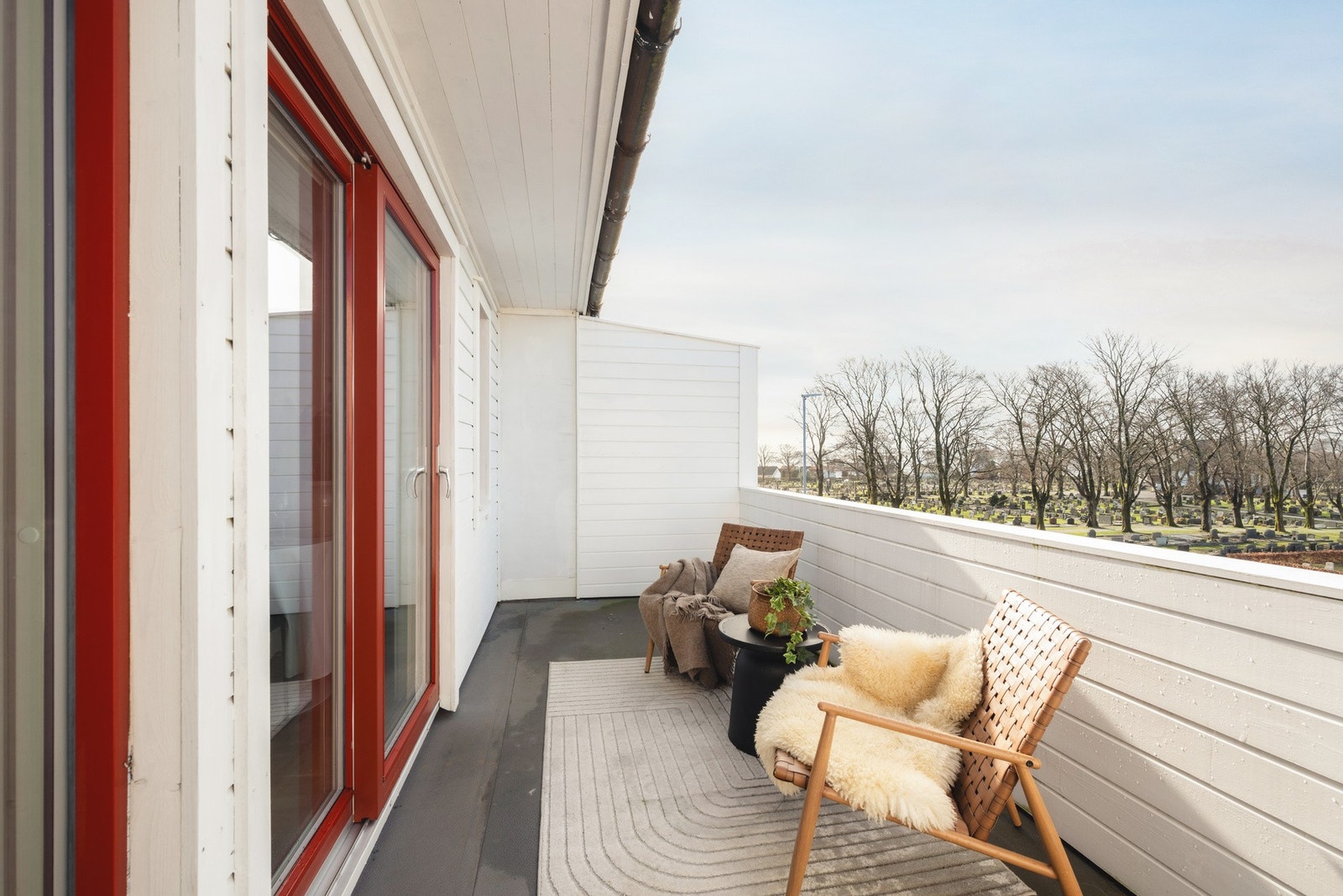 God plass til utemøbler Galleribilde