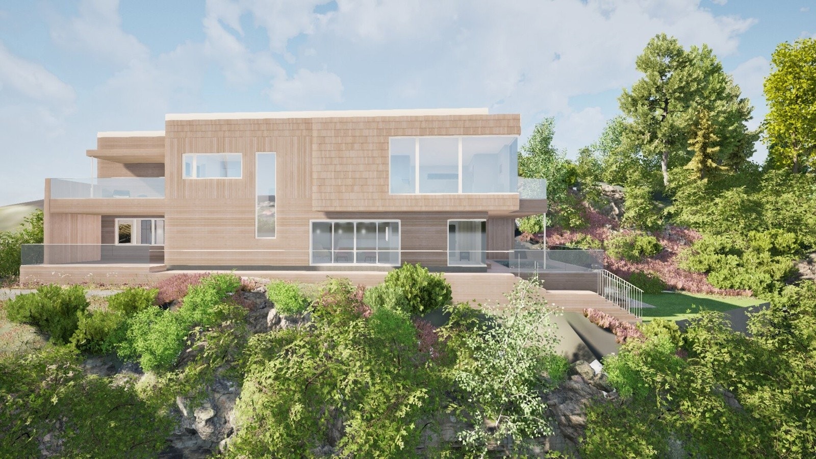 Godkjent hus på tomten - Det er mulighet for å få endret prosjekterte tegninger innenfor gjeldende bestemmelser i reguleringsplan Galleribilde