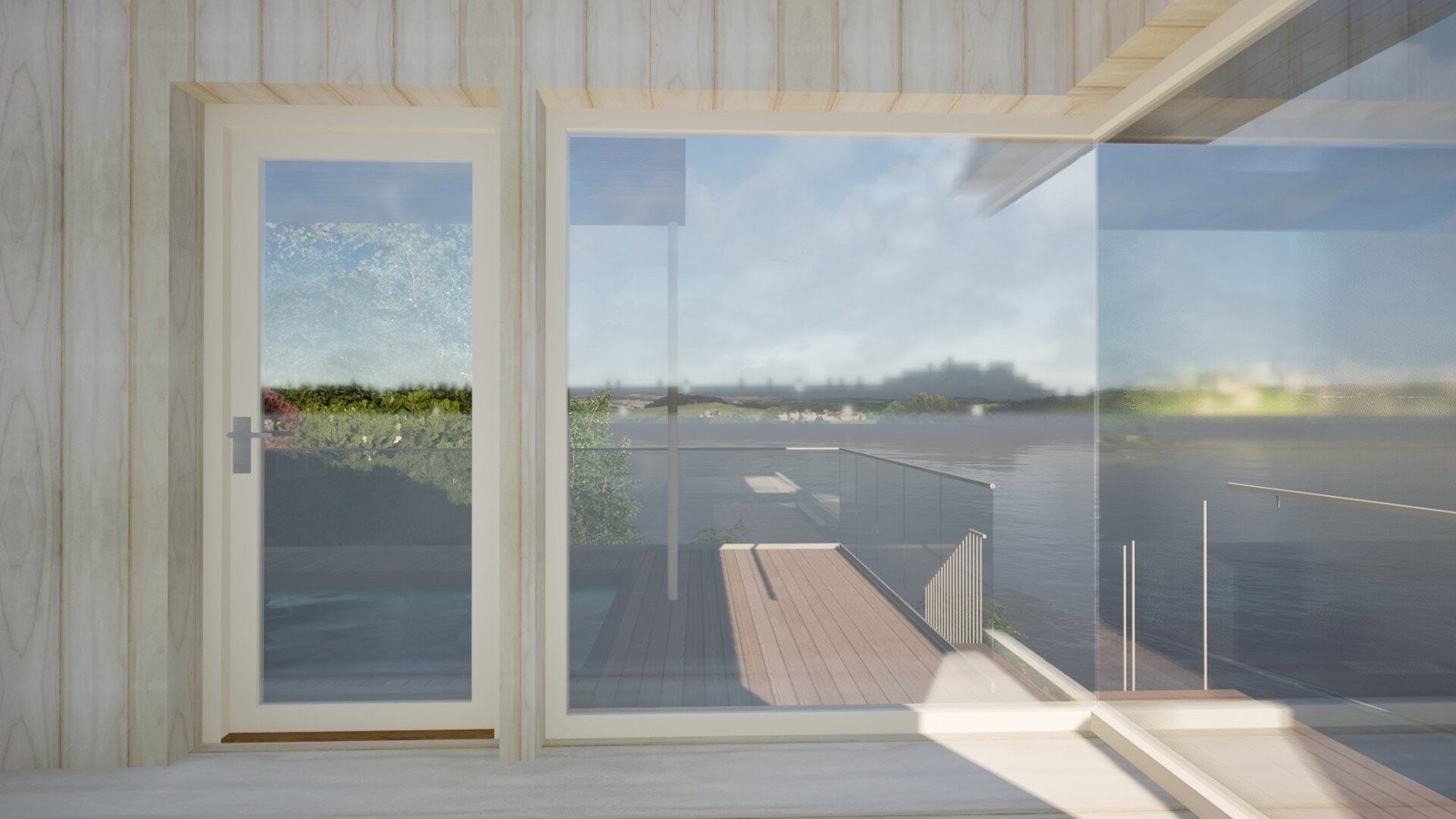 Illustrasjon innenfra - fra arkitekt firma Arkoconsult Galleribilde