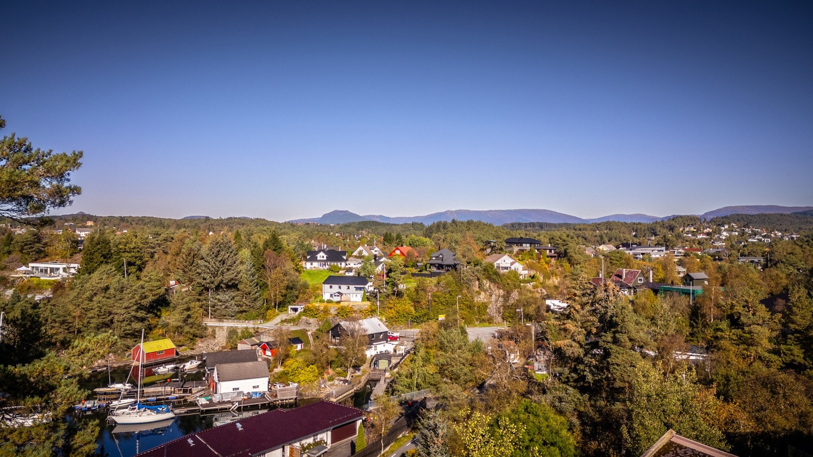 Vidstrakt utsikt og gode solforhold Galleribilde