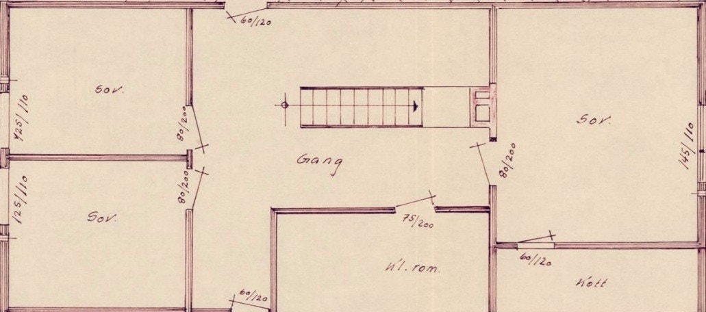 Loft - Kottet som er inne i soverommet til høyre har tilkomst fra kl.rom(klesrom) og ikke fra soverommet. Galleribilde