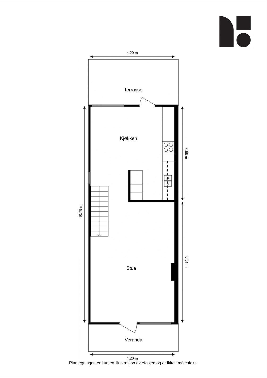 Plantegning 1. etasje. Galleribilde