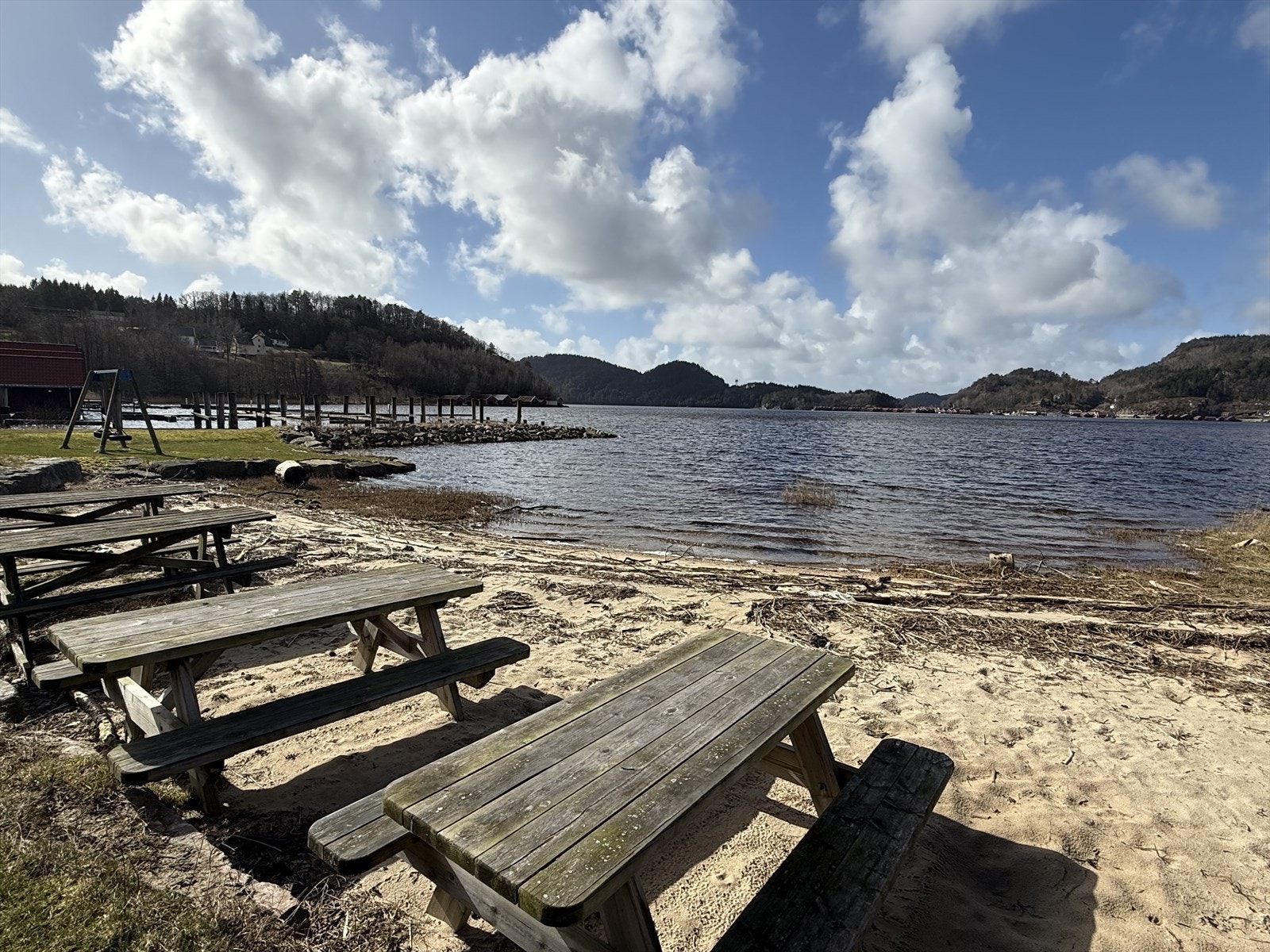 Badestrand like ved eiendommen Galleribilde