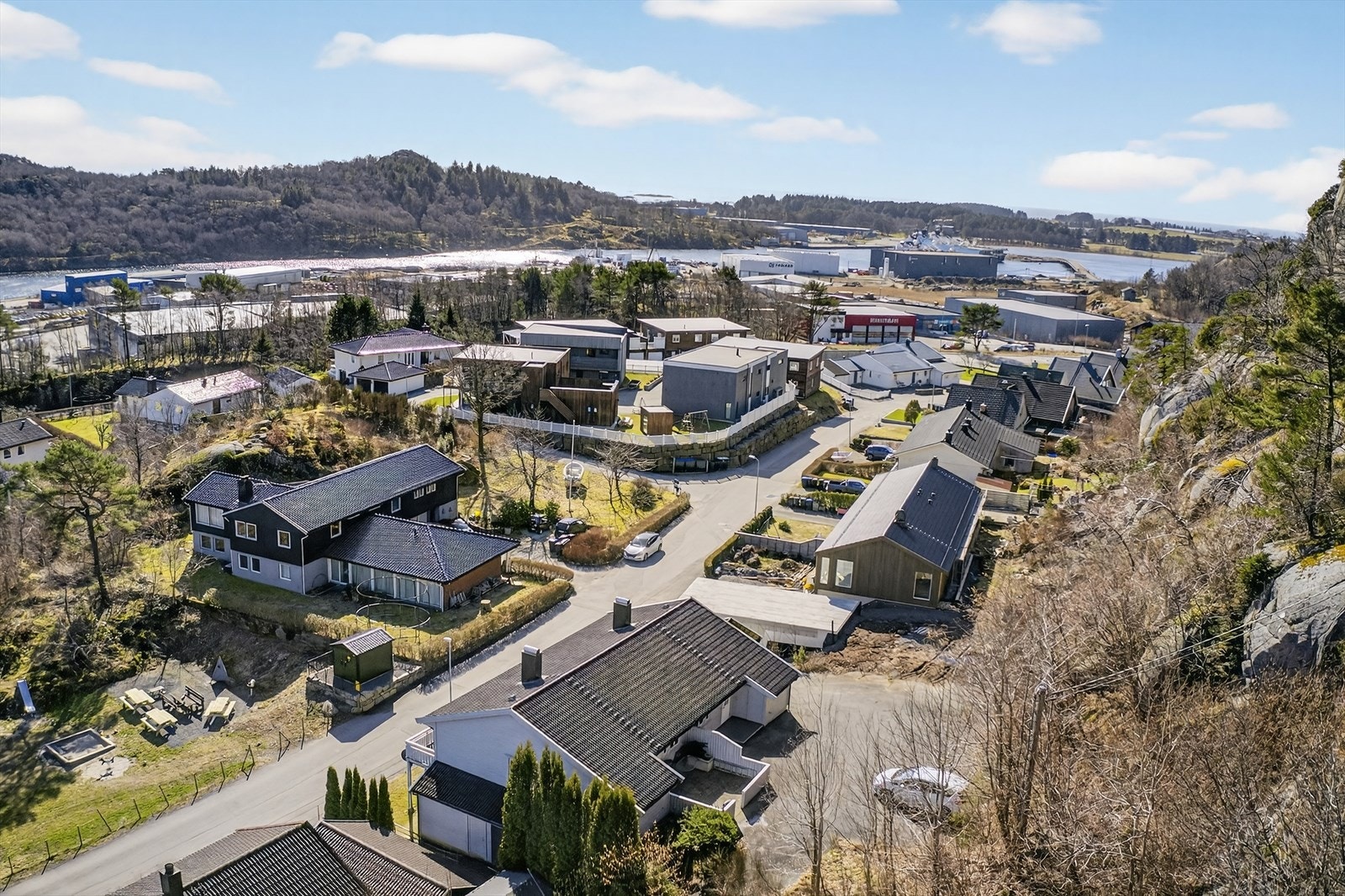 Dronefoto Galleribilde