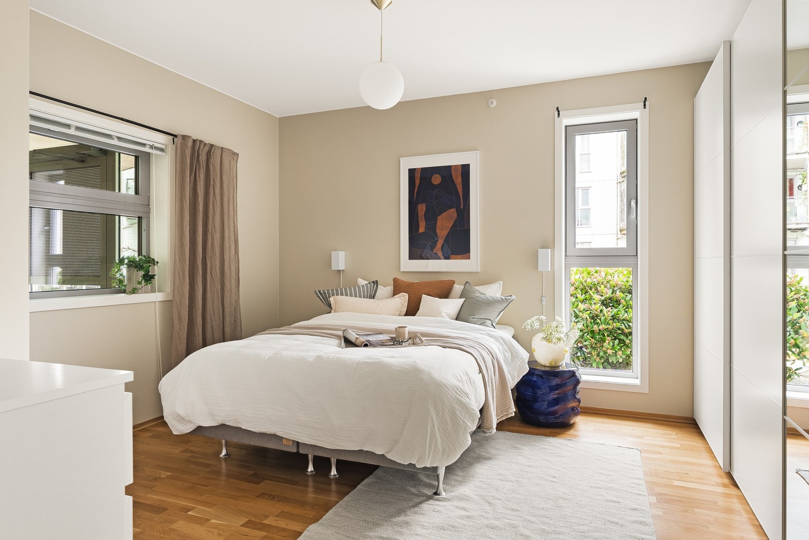 Flott hovedsoverom på 15,6 kvm. Galleribilde