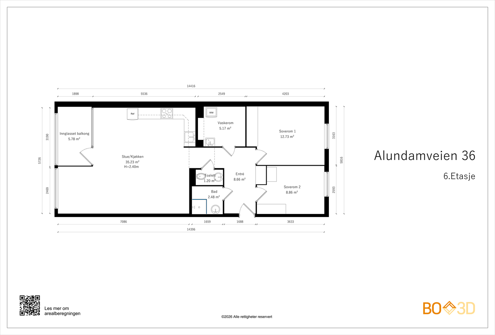 Plantegning Galleribilde