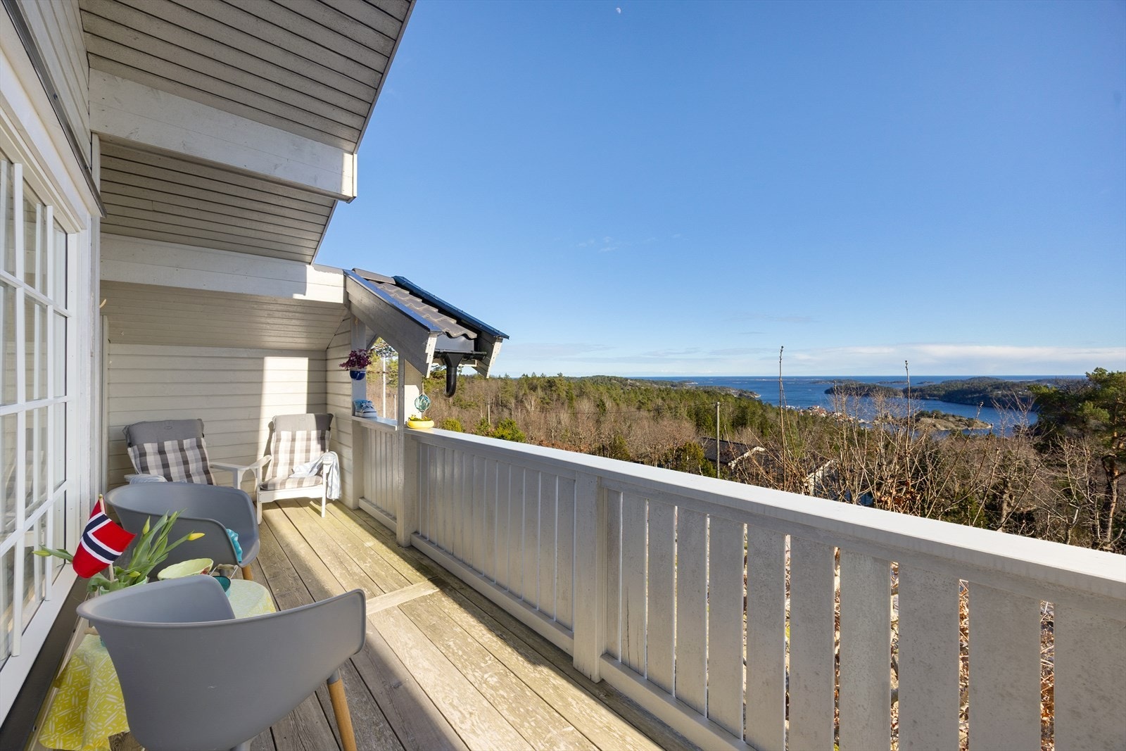 Del av terrassen Galleribilde