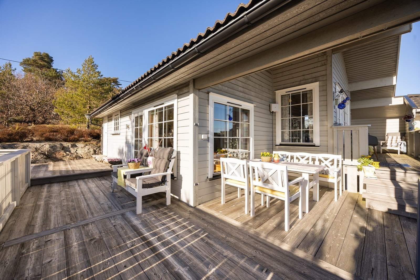 Del av terrassen Galleribilde