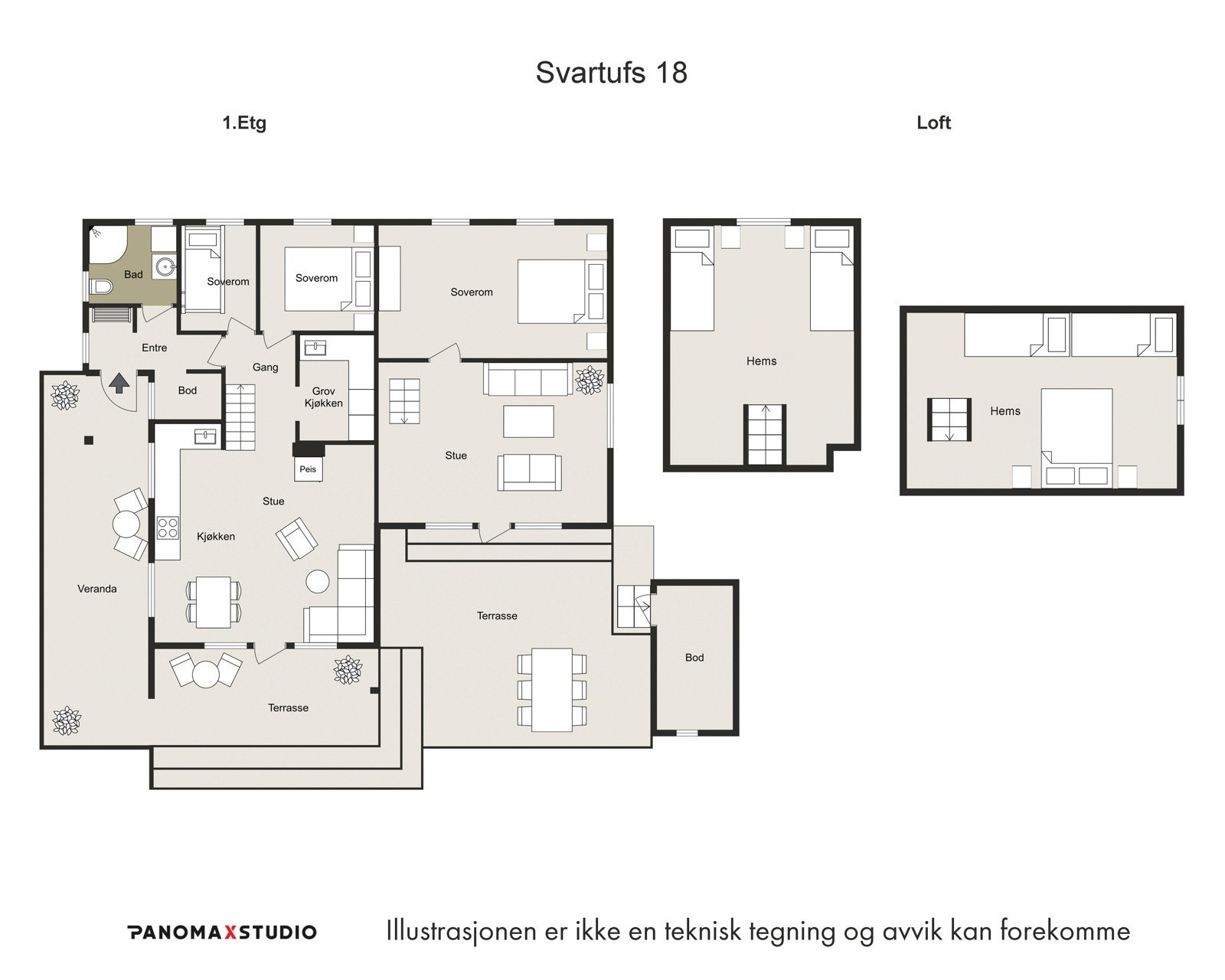 Plantegning. Galleribilde