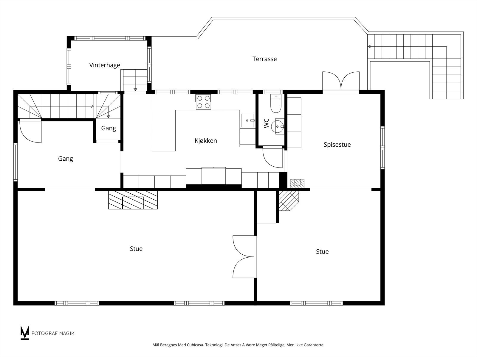 Plantegning 2. etasje Galleribilde