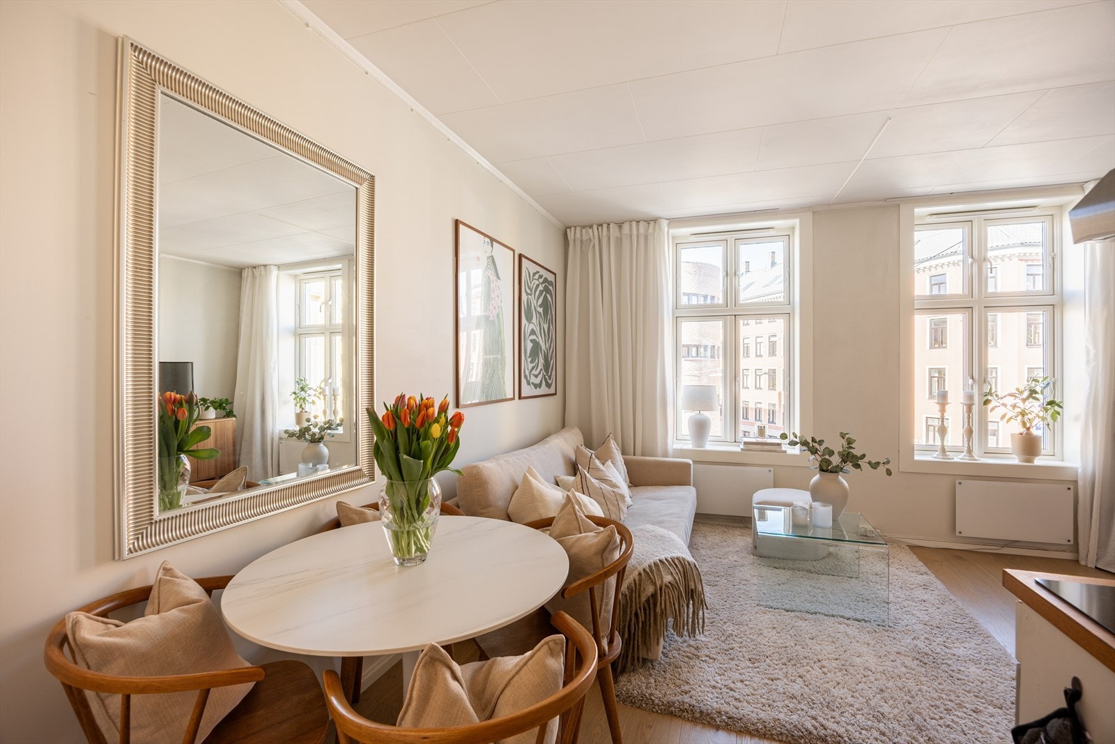 Arealeffektiv og enkel å møblere. Galleribilde