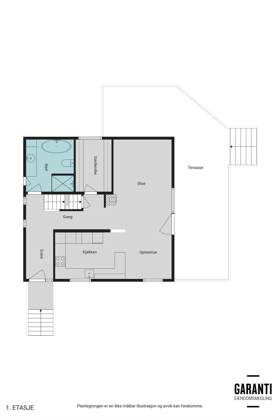 -Plantegning hovudetasjen- Galleribilde