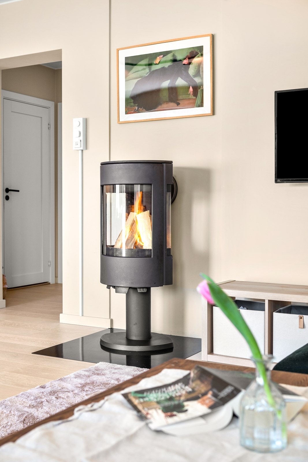 I denne delen av borettslaget har byggene kun tre etasjer og dermed færre trapper opp til toppetasjen enn hva som er vanlig. Galleribilde