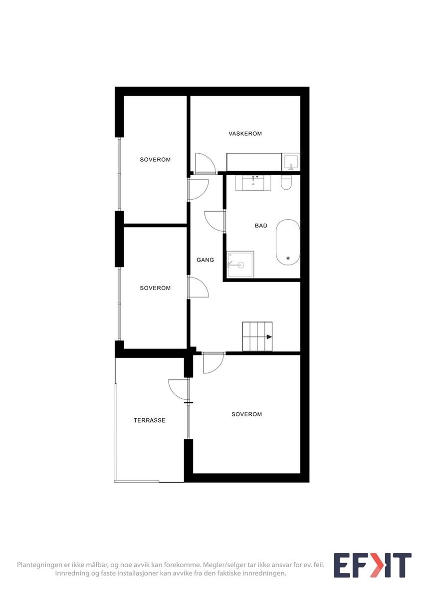 Planskisse 1. etasje.